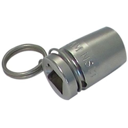 Douille Chocs 1/2 Courte 6 Pans De 17mm Avec Clip Inox Fme