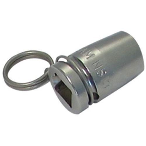 Douille Chocs 1/2 Courte 6 Pans De 9mm Avec Clip Inox Fme