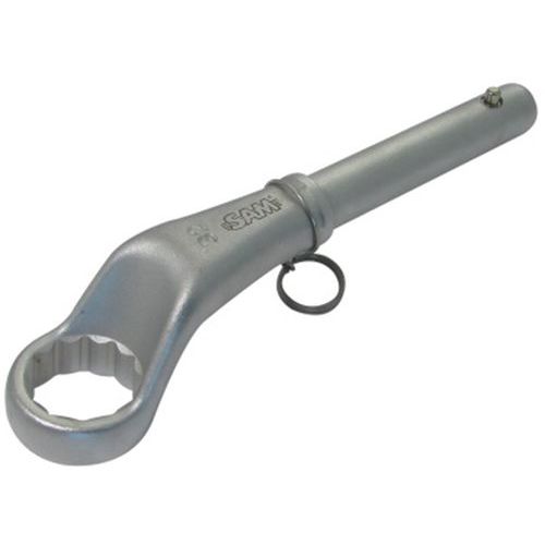 Clé Polygonale C-coudee Gros Effort 30 Mm Avec Clip Inox Fme