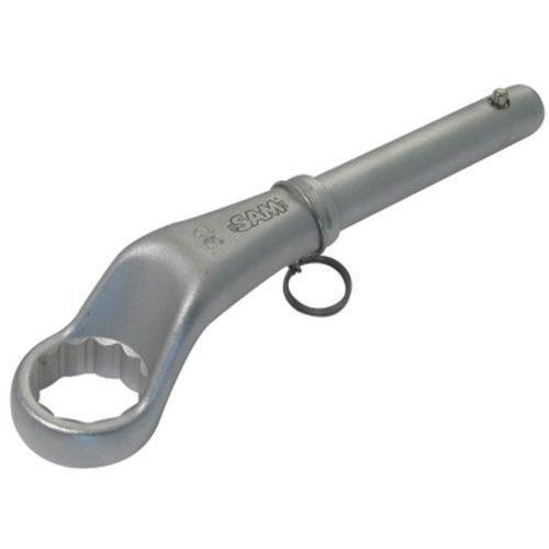 Clé Polygonale C-coudee Gros Effort 46 Mm Avec Clip Inox Fme