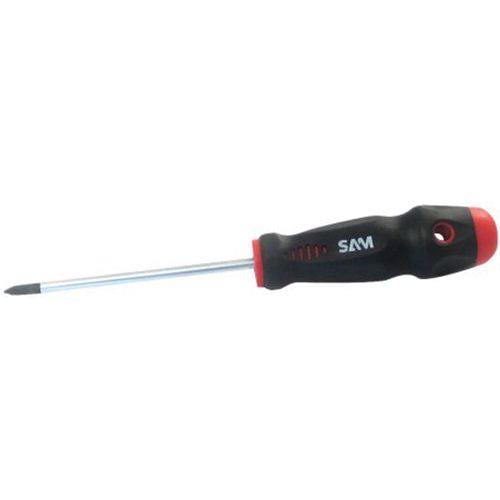 SAM - Tournevis Phillips N°0 3x75 mm - Lame 75mm - Empreinte Phillips - Outillage à main précis
