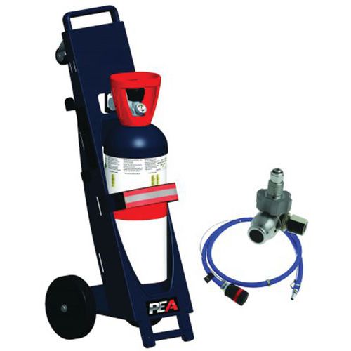 Pack pea bouteille 9l +chariot+detendeur+flexible+raccord Pack pea bouteille 9l +chariot+detendeur+flexible+raccord