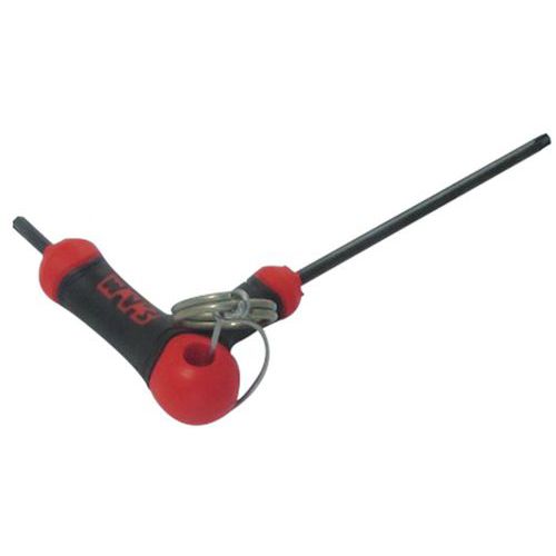 Clé Male Poignee En T Torx T45 Avec Clip Inox Fme