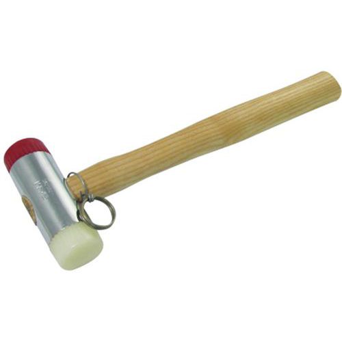 Massette Manche Frene Verni 38 Mm Avec Clip Inox Fme