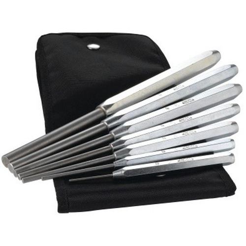 Jeu De 7 Chasse-goupilles Standard Longs 2 3 4 5 6 8 10 Mm