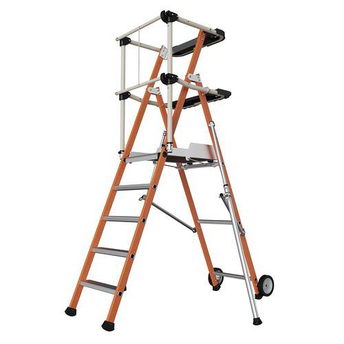 Plate-forme De Travail Isolante Sherpa Fibre - 5 Marches