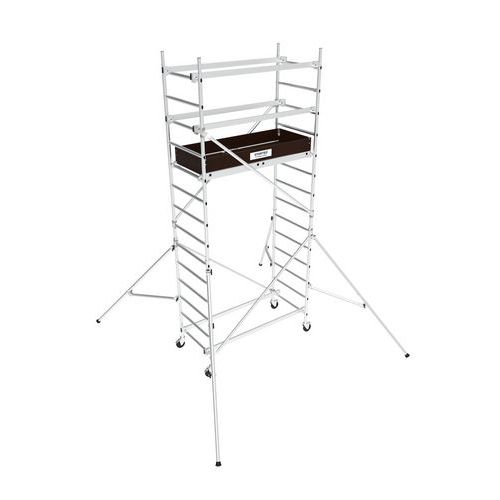 Échafaudage Roulant Aluminium Starteo - 26m- Tubesca-comabi