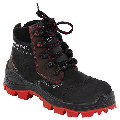 Chaussures De Sécurité Varadero S3 Src Haut Semelle Rouge-40