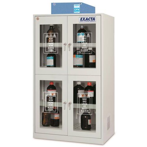 Armoire Filtrante Double Paroi 4 Compartiments Vitrés