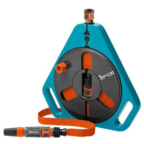 Tuyau De 20m Plat Textile En Boîtier-enrouleur C20