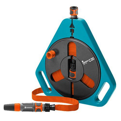 Tuyau De 15m Plat Textile En Boîtier-enrouleur C15