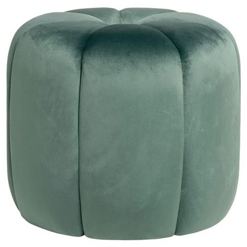 Pouf Berto Vet Menthe