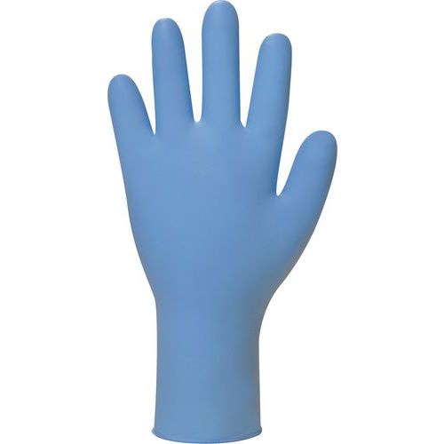 10 Boîtes De 100 Gants De Manutention Jetables En Nitrile Bleu Pf Taille M