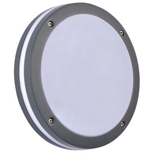 Applique Hudson 2 Lumières Forme Ronde Ip54 Anthracite