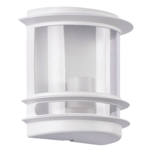 Applique Cagliari Demi-lune En Fonte Blanc