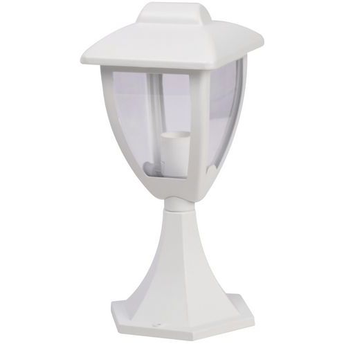 Borne Estrella Ip44 En Fonte D'aluminium Blanc