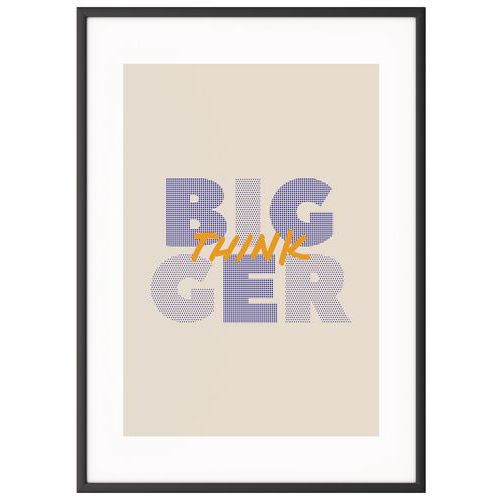 Cadre De Team Building A4 - "think Bigger" - Paperflow