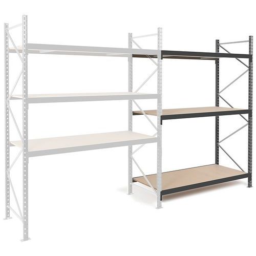 Rayonnage Suivant Rayvol 2500x2700x600 3 Niveaux Agglo