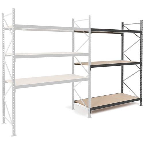 Rayonnage Suivant Rayvol 2500x2700x1000 3 Niveaux Agglo