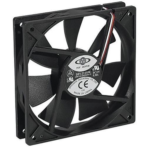 Ventilateur de boitier 12 volts 3 fils - 120x120x25mm Ventilateur de boitier 12 volts 3 fils - 120x120x25mm