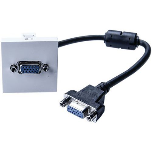 Plastron 45 X 45 Avec Cordon Vga Coudé - 02 M