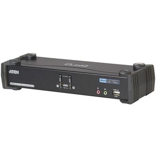 Cs1782a Kvm Dvi Haute Résol./usb 2 Ports Et Audio Aten