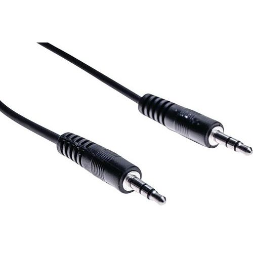 Cordon stéreo jack 3.5 mm noir - 15 m Cordon stéreo jack 3.5 mm noir - 15 m