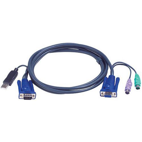 Cable Kvm Aten 2l-5502up Vga-usb-ps2 - 180m