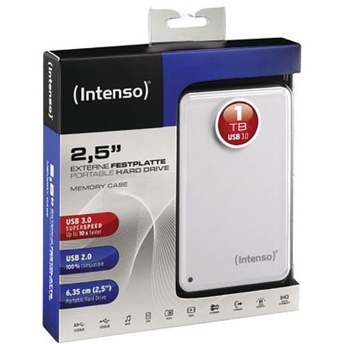 Disque Dur Dd Ext. 2.5 Intenso - 1to Blanc