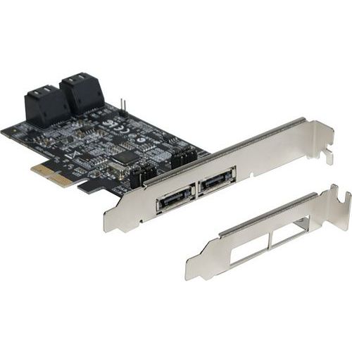 Carte Pcie Sata Iii 6gbps 4 Ports Internes Et 2 Esata Ext