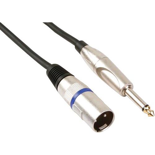 Cordon XLR 3P et Jack mono 6,35 mm - 6m Cordon XLR 3P et Jack mono 6,35 mm - 6m