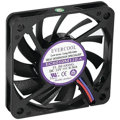 Ventilateur lubrifié à vie - 60x60x10 Ventilateur lubrifié à vie - 60x60x10