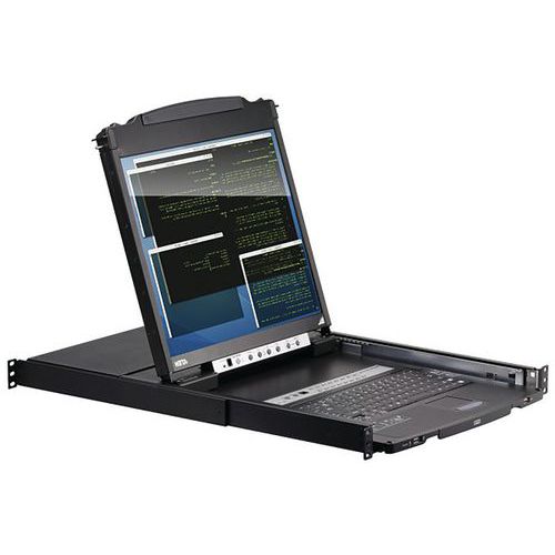 Console LCD 19 Dual Rail KVM 16 Ports VGA/USB-PS2 ATEN