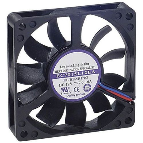 Ventilateur lubrifié à vie - 70x70x15 Ventilateur lubrifié à vie - 70x70x15