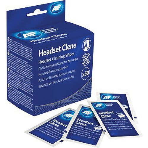 Boîte De 50 Lingettes Aseptisantes Pour Casque/téléphone Af