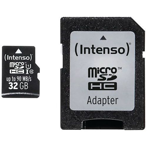Carte MicroSDHC UHS-I Professional Class 10 - 32Go INTENSO Carte MicroSDHC UHS-I Professional Class 10 - 32Go INTENSO
