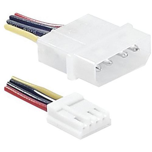 Câble d'alimentation Molex et Floppy - 20 cm Câble d'alimentation Molex et Floppy - 20 cm