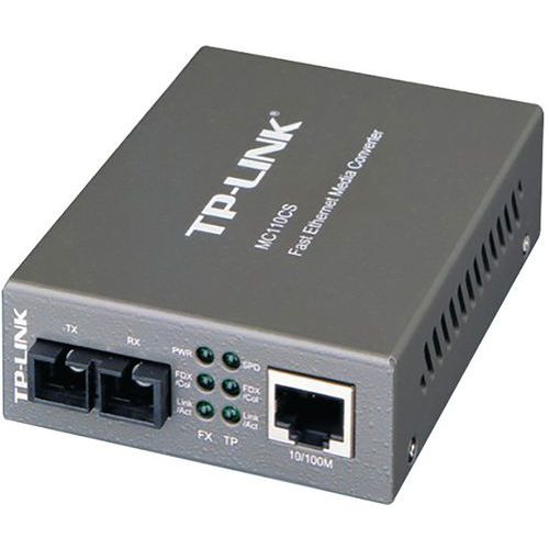 Convertisseur Tp-link Fibre Optique Monomode Sc 100fx 20kms