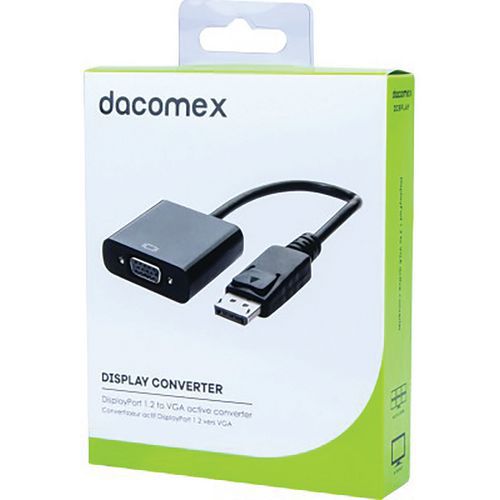 Convertisseur actif DisplayPort 1.2 vers VGA DACOMEX Convertisseur actif DisplayPort 1.2 vers VGA DACOMEX