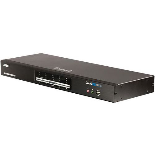 Cs1644a Switch Kvm Double Ã‰cran Dvi/usb+audio 4 Ports Aten