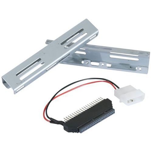 Kit de montage 3,5 et 2,5 (Rails, vis & adaptateur IDE) Kit de montage 3,5 et 2,5 (Rails, vis & adaptateur IDE)