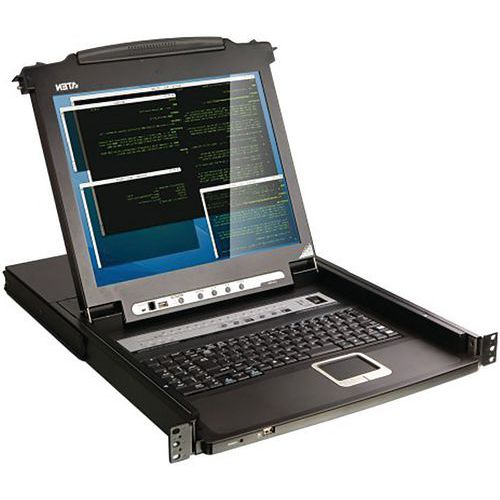 Cl5708m Console Lcd 17' Kvm 8 Ports Vga/usb-ps2 Aten