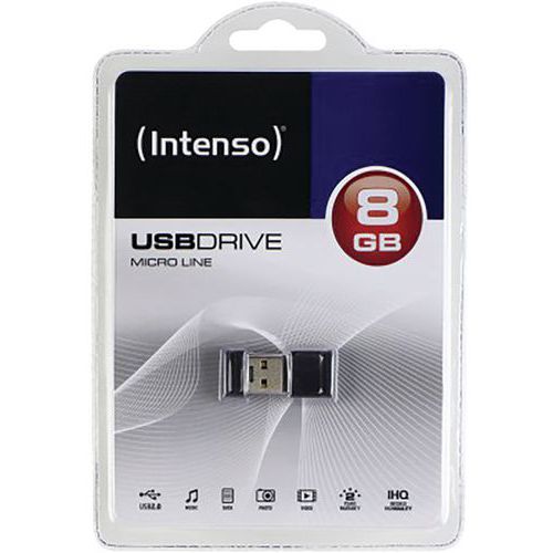 Clé Usb 2.0 Micro Line - 8go Intenso