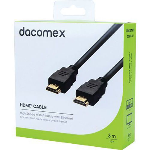 Cordon Hdmi Haute Vitesse Avec Ethernet - 3 M Dacomex