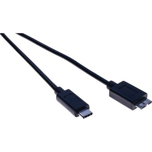 Cordon usb 3.1 Gen1 micro b et c noir 1,8 m Cordon usb 3.1 Gen1 micro b et c noir 1,8 m