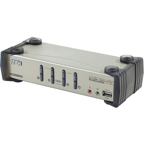 Cs1734b Switch Kvm Vga/usb Avec Câbles - 4 U.c. Aten