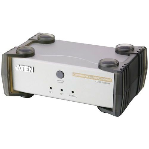Cs231 Kvm Inversé 1pc - 2 Utilisateurs Vga/usb Aten