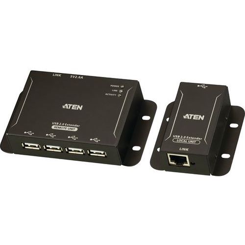 Uce3250 Extendeur Usb 2.0 Cat.5 50m Hub Metal 4 Ports Aten