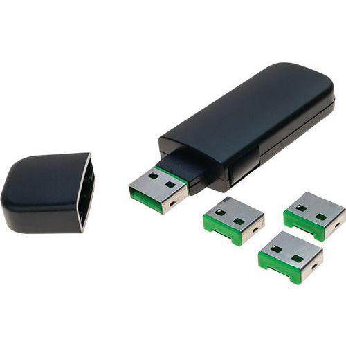 Clé De Sécurisation Pour Port Usb Type A Encodage Vert