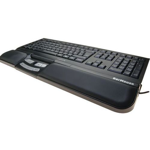 Souris centrale Barmouse USB noire Souris centrale Barmouse USB noire